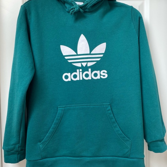 adidas Other - Adidas blue-green color men’s hoodie